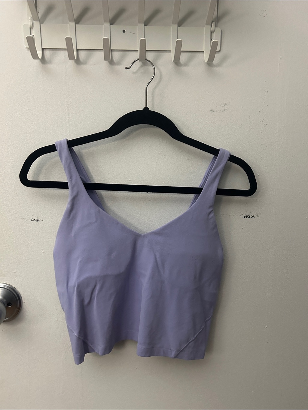 Lululemon Athletica Lavender Scoop Crop Tank